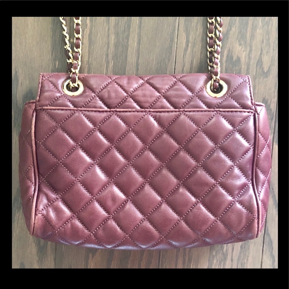 Michael Kors Kota Vivian Shoulder Flap Leather Bag - Picture 3 of 8